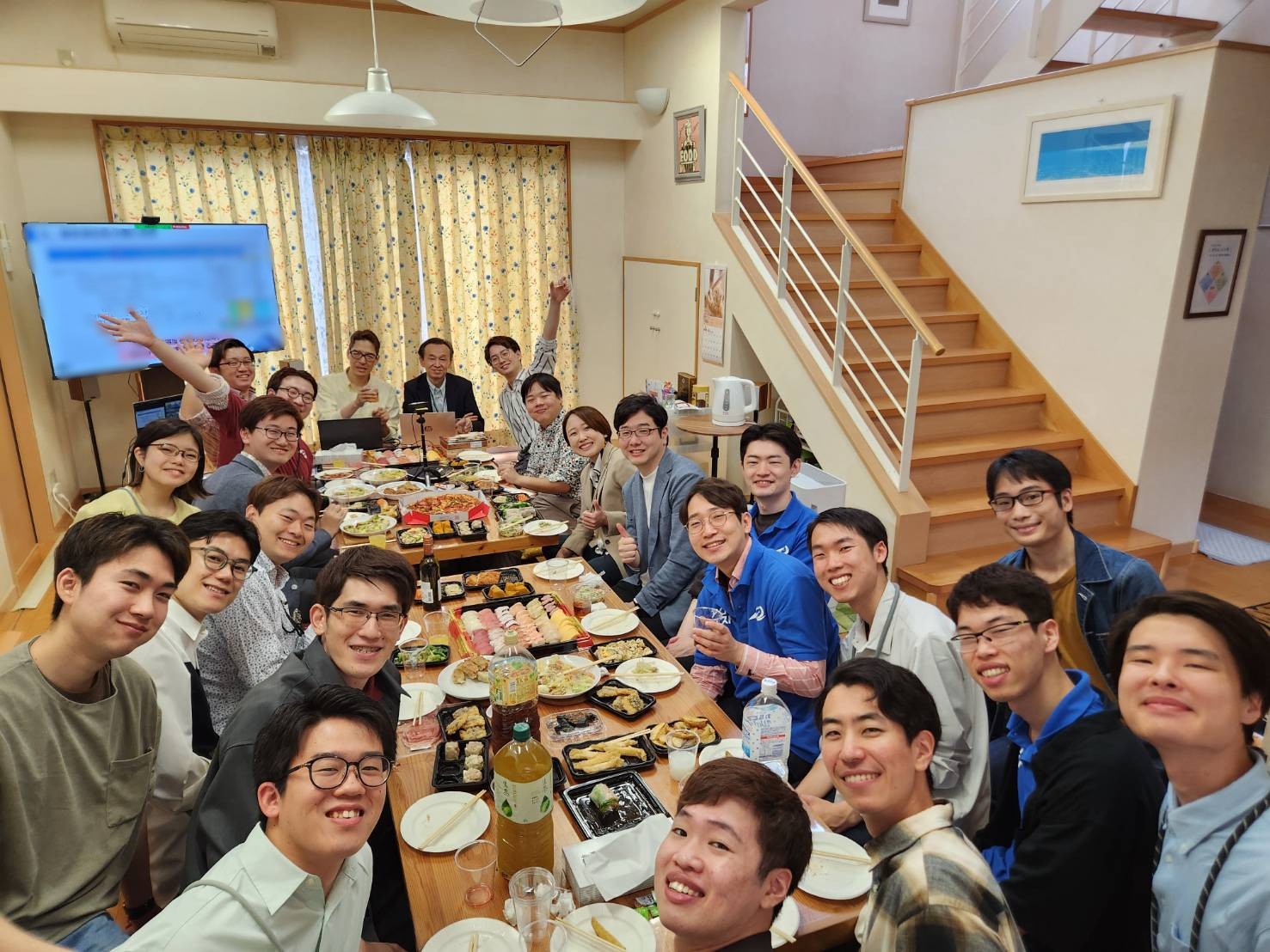勤続30年社員とのランチに参加！